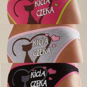 Wholesale Cotton Printed Panties 3-Pack