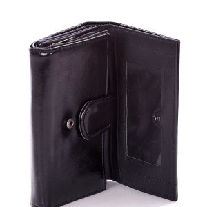 Wholesale Black ladies wallet with pockets