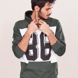 Wholesale Khaki Men's Print Sweatshirt