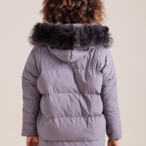 Wholesale Grey Women's Winter Jacket