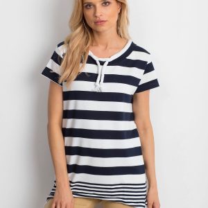 Wholesale Navy blue striped tunic