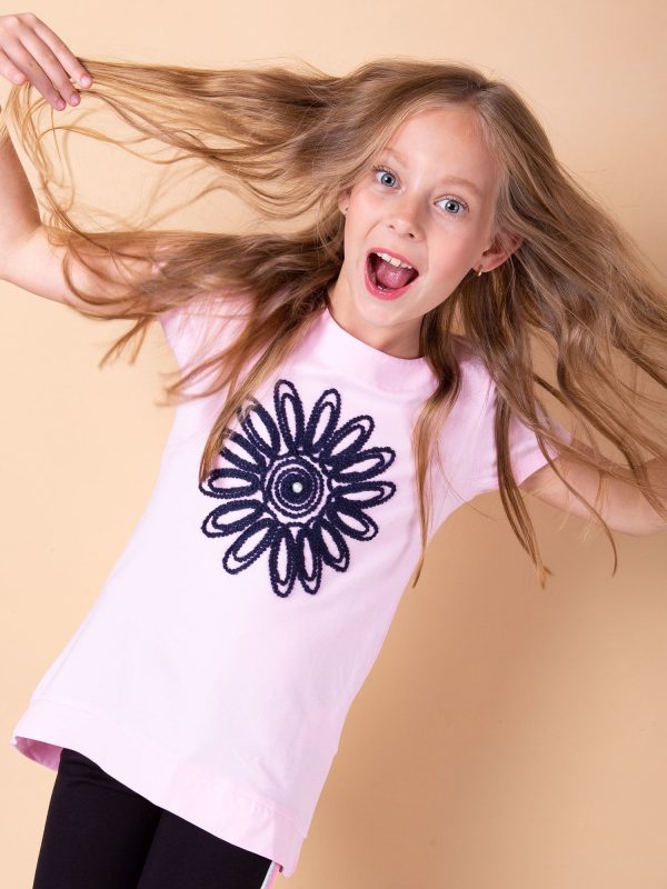 Wholesale Light pink tunic for a girl