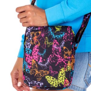 Wholesale Black Butterfly Fabric Bag