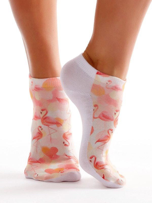 Wholesale Socks feet in flamingos