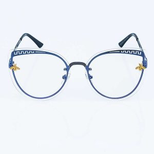 Wholesale CAT EYE Steel Zero Glasses With Blue Light Filter