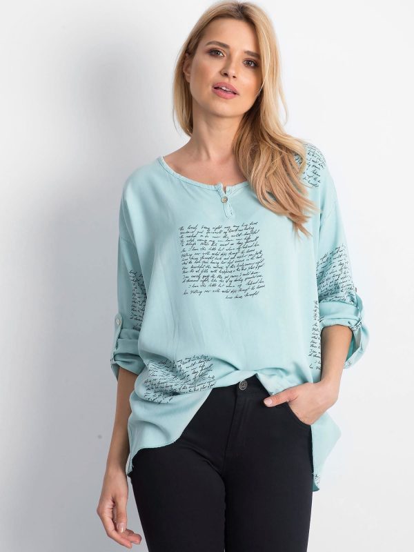 Wholesale Happines Mint Blouse