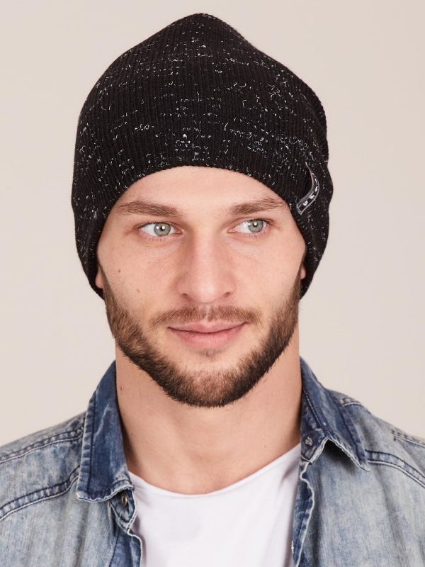 Wholesale Men's winter beanie black