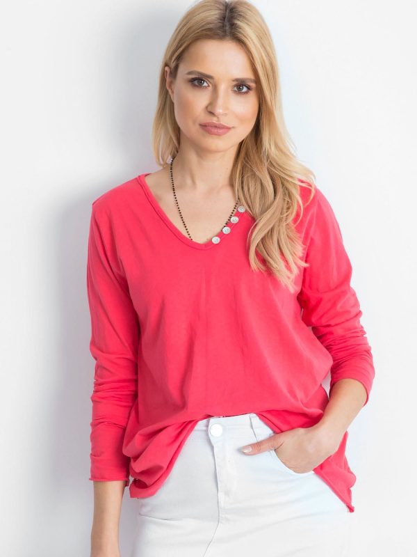 Wholesale Coral blouse Prompting