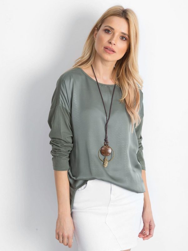 Wholesale Khaki blouse Juxtaposition