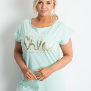 Wholesale Mint t-shirt plus size Estimate