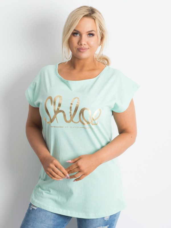 Wholesale Mint t-shirt plus size Estimate