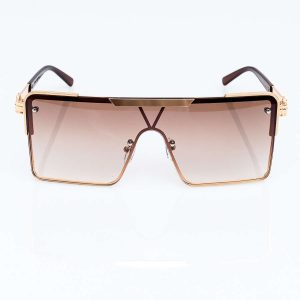 Wholesale Large Coffee Rat Sunglasses