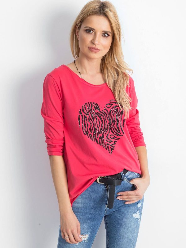 Wholesale Coral Flipper Blouse