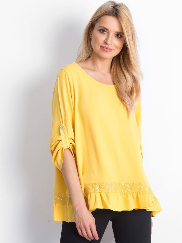 Wholesale Yellow blouse Nostalgic