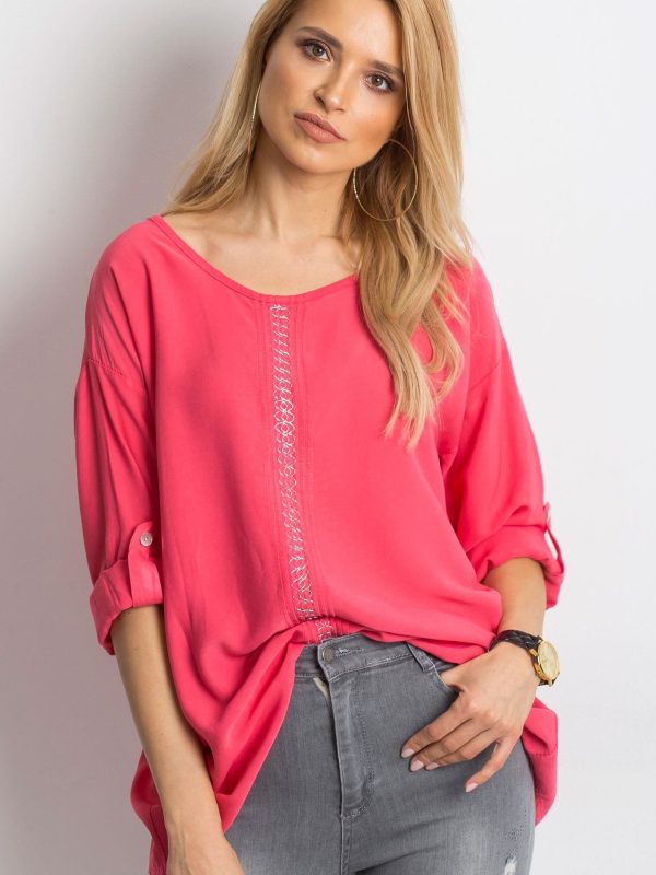 Wholesale Coral blouse Cherubic