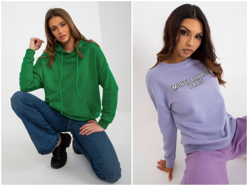 Sweatshirts wholesale 24h – order the best cuts and colors