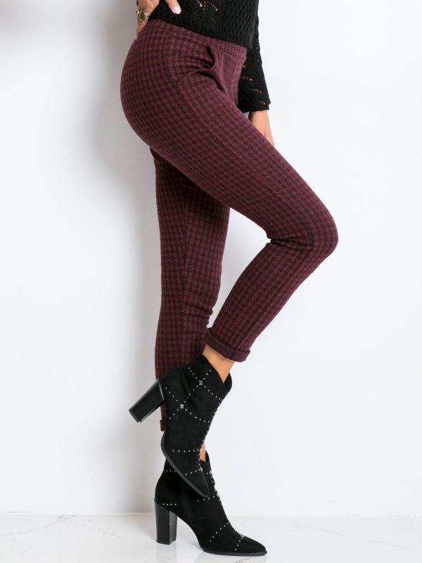 Wholesale Burgundy Dance pants