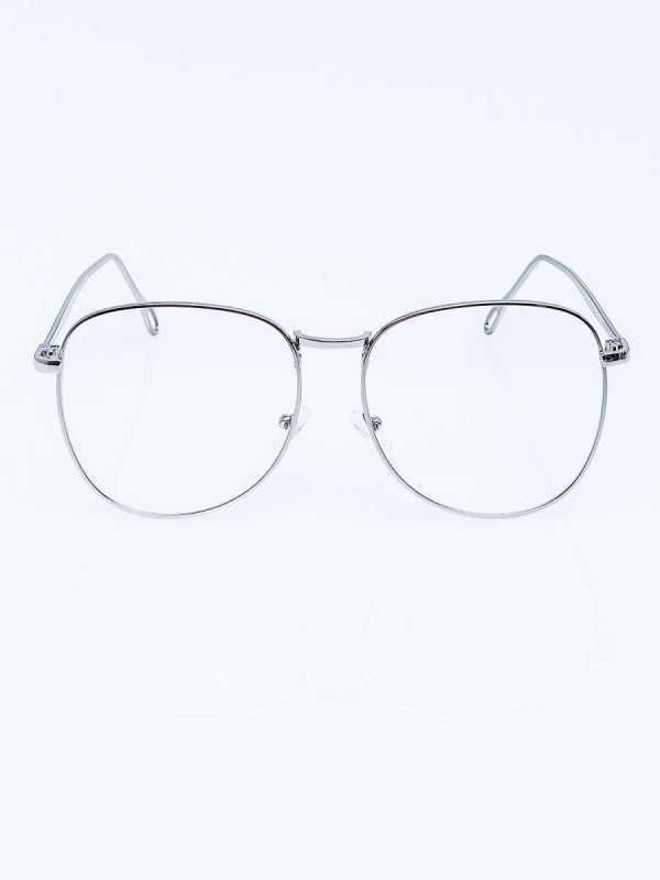 Wholesale Large Silver Sunglasses Zeros Oval