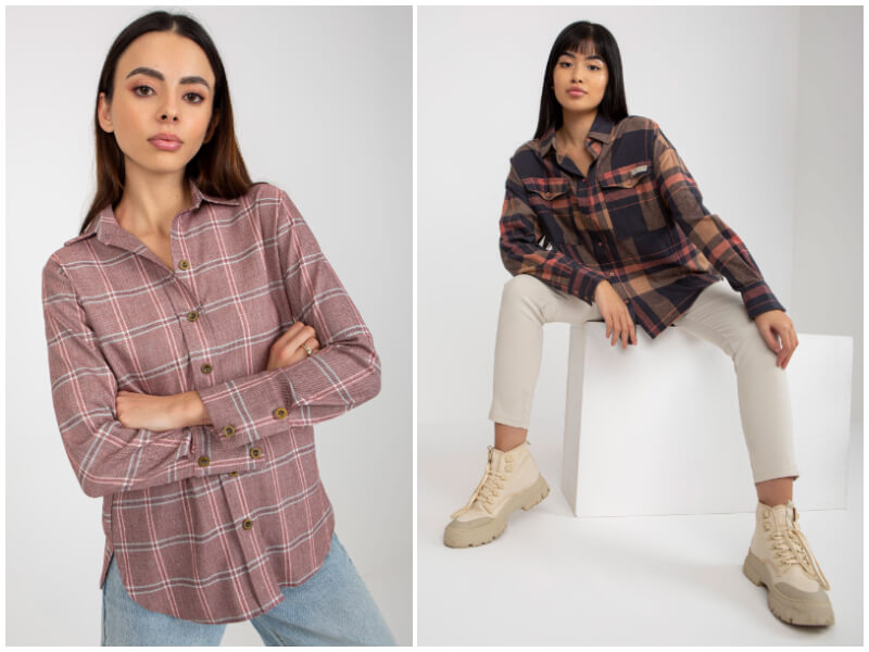 Ladies plaid shirt wholesale – a great return of the autumn hit!