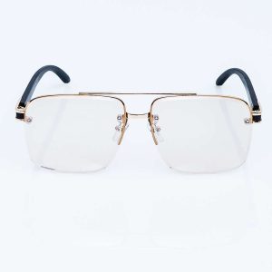 Wholesale Elegant Men's Sunglasses With Wood Motif Tumples