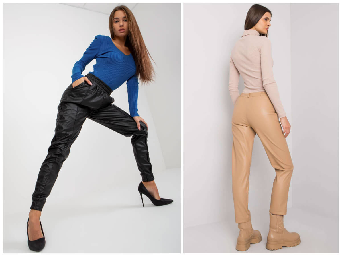 Leather pants looks – check out how fashionable to wear them in autumn