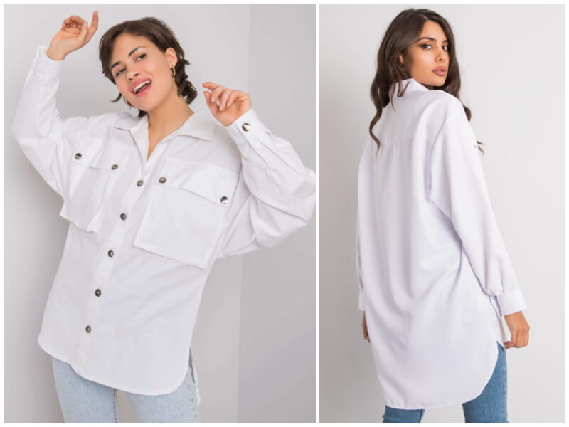 Wholesale clothing white women’s shirt – a classic for work and from the holiday