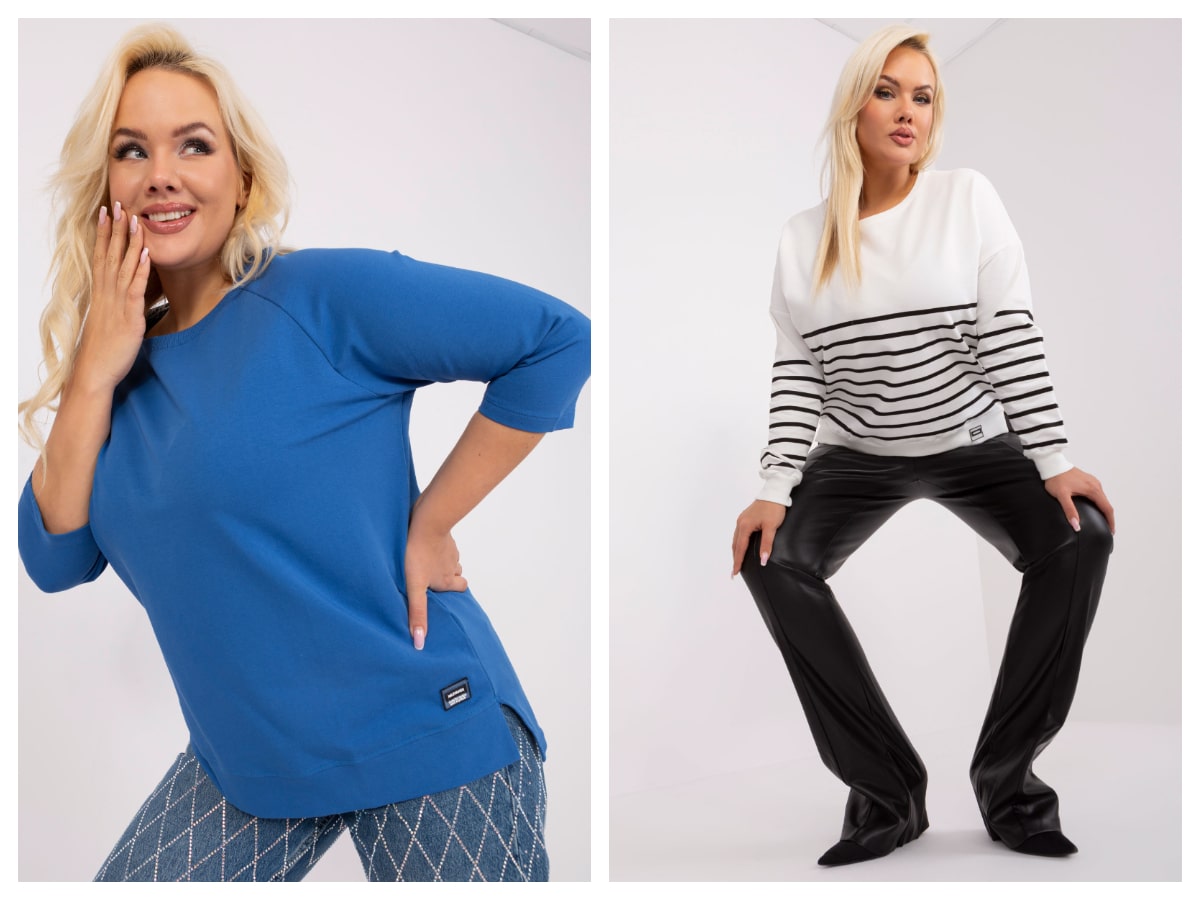 Plus size basic blouse – meet the fashion hits of the season