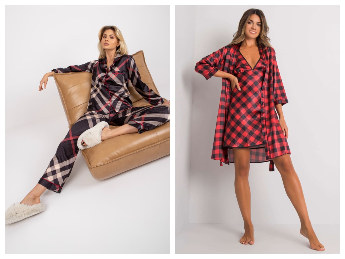 Plaid pajamas – fashion inspirations