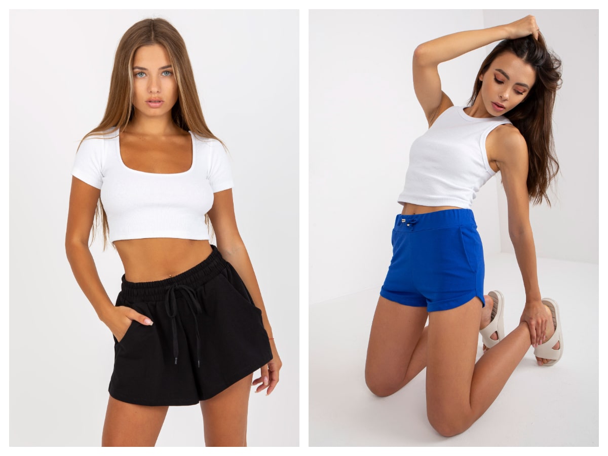 Women’s basic shorts – the most interesting models available online