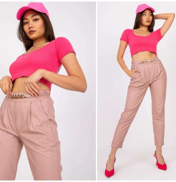 Trousers made of eco-leather – a unique look for spring