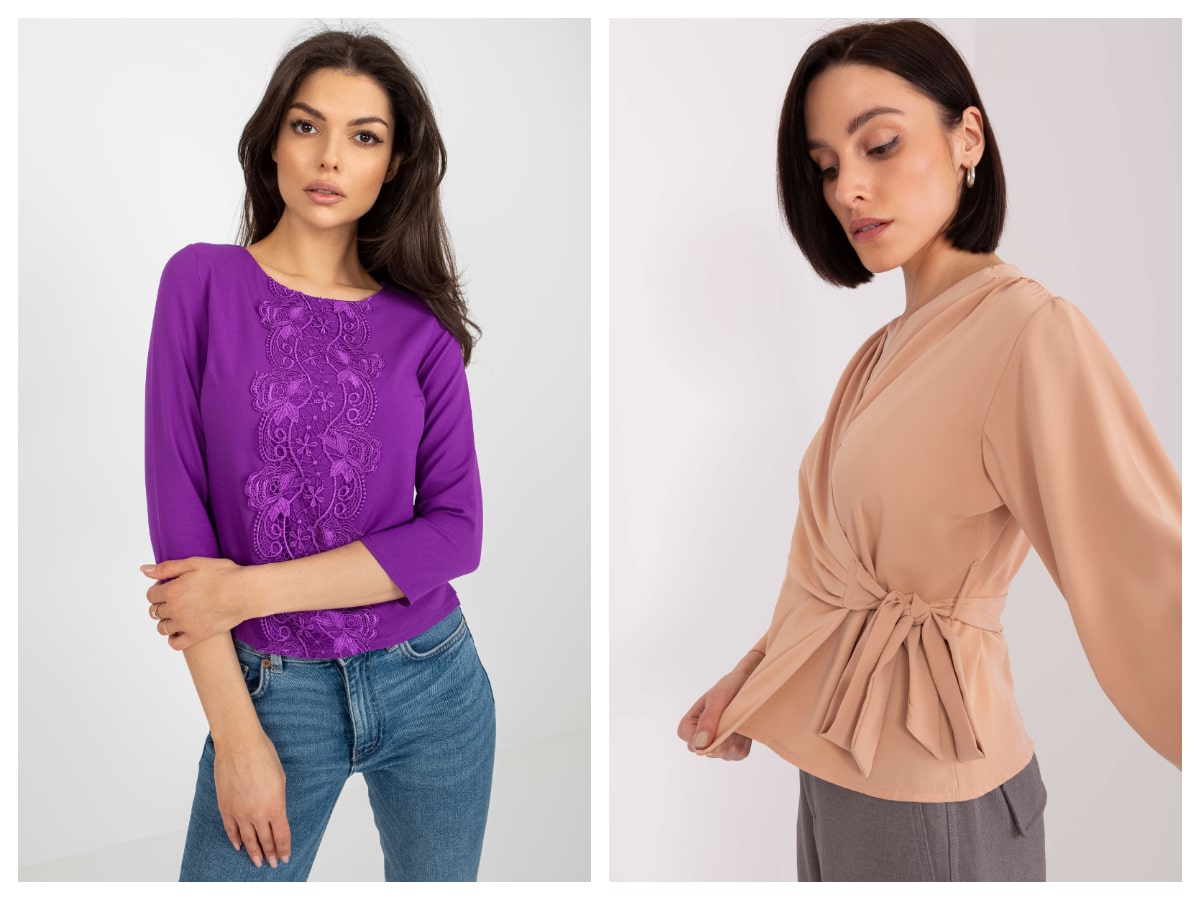 Elegant women’s blouses -modern styles