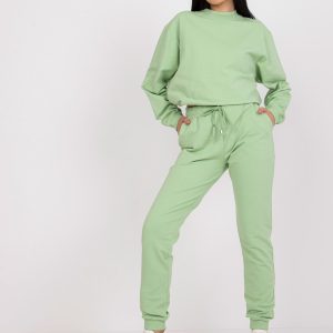 Wholesale Basic cotton pistachio sweatpants