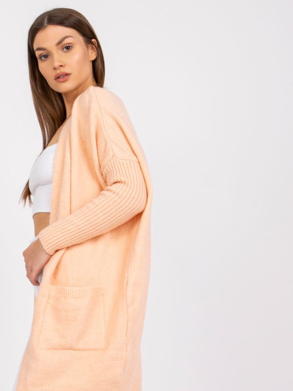 Wholesale Peach jumper with pockets Barrier RUE PARIS