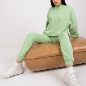 Wholesale Pistachio sweatshirt oversize cotton