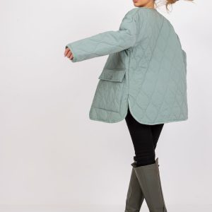 Wholesale Pistachio women's quilting jacket Callie RUE PARIS