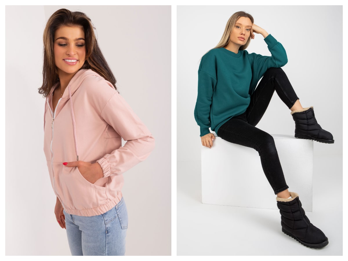 Women’s basic sweatshirt – a fashionable choice for every day