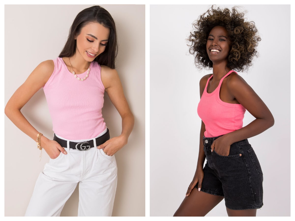 Universal wardrobe item – pink top basic