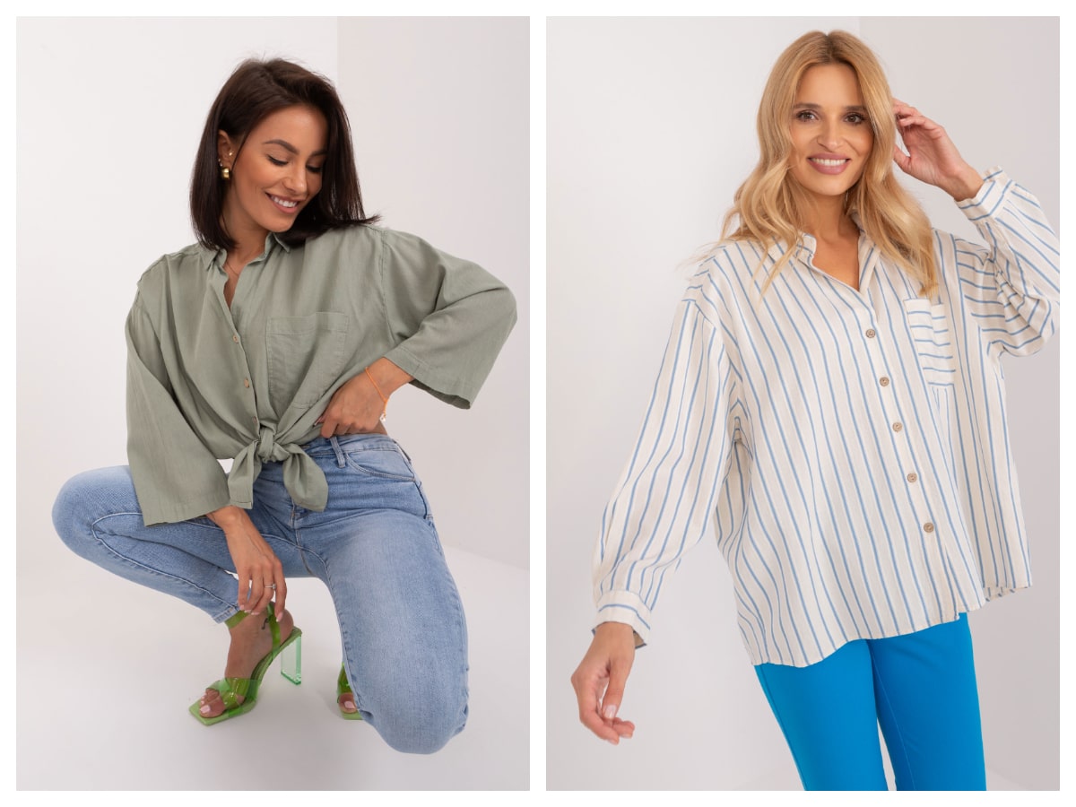 Oversized women’s shirt – we check trends